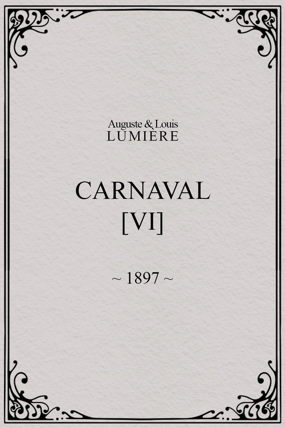 Carnaval, [VI]