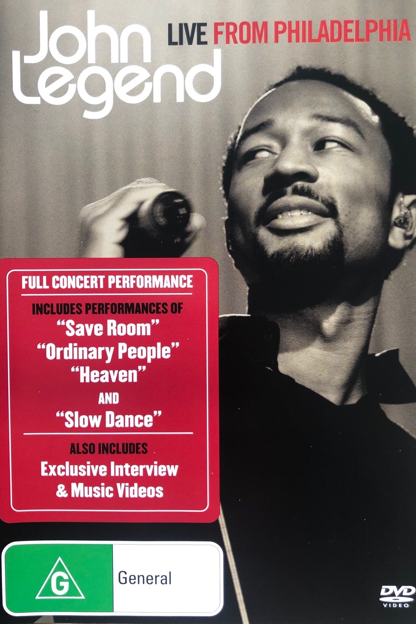 Affiche du film John Legend: Live from Philadelphia