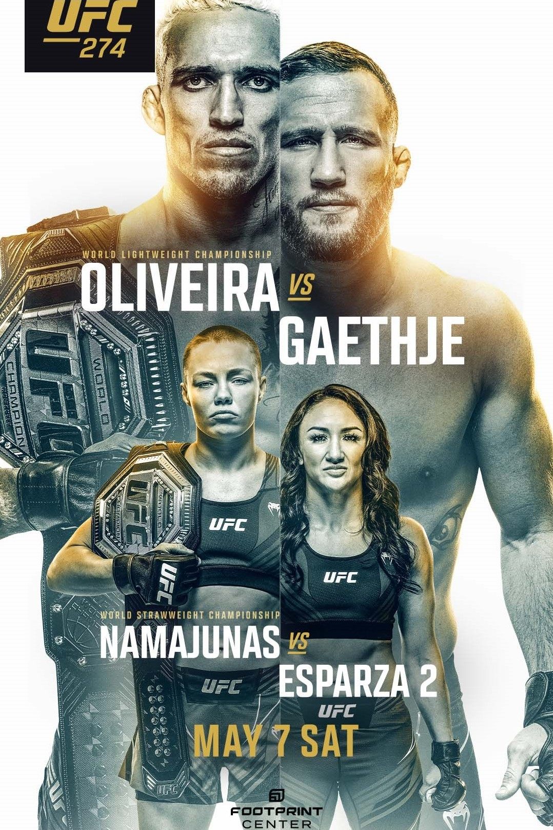 Affiche du film UFC 274: Oliveira vs. Gaethje