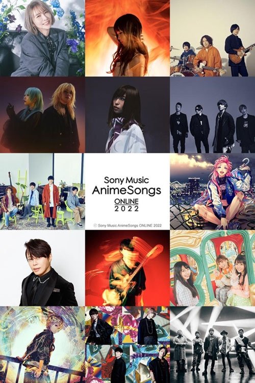 Poster de Sony Music AnimeSongs ONLINE 2022