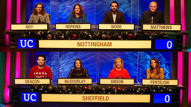 Christmas 2020 - Nottingham v Sheffield