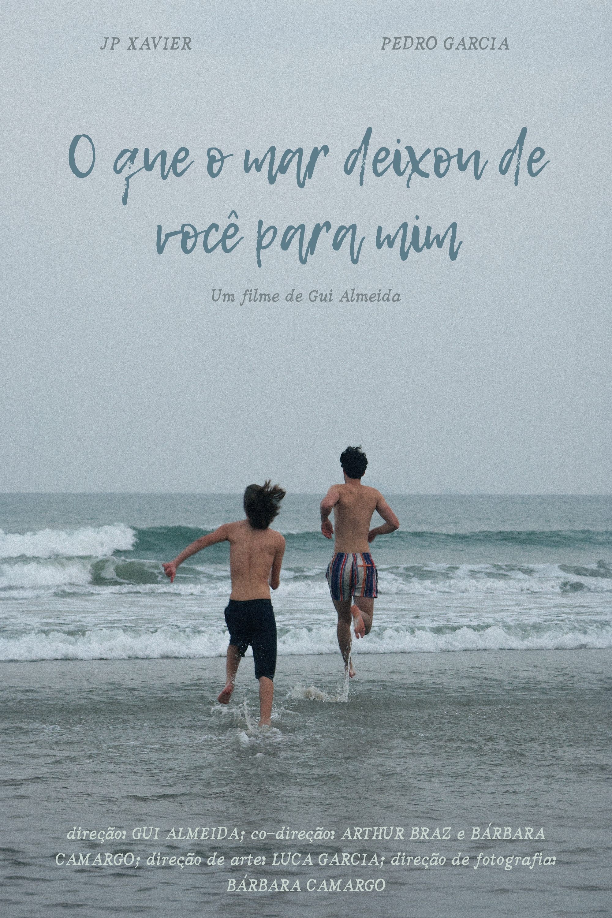 Poster de O Que O Mar Deixou De Você Para Mim