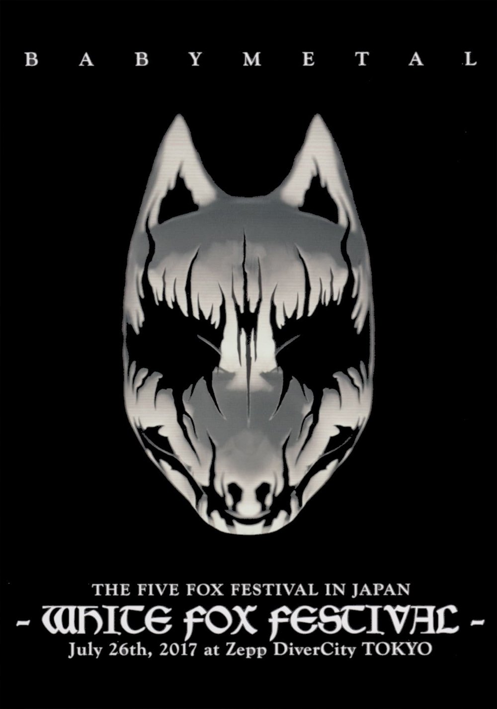Poster de BABYMETAL THE FIVE FOX FESTIVAL IN JAPAN - WHITE FOX FESTIVAL