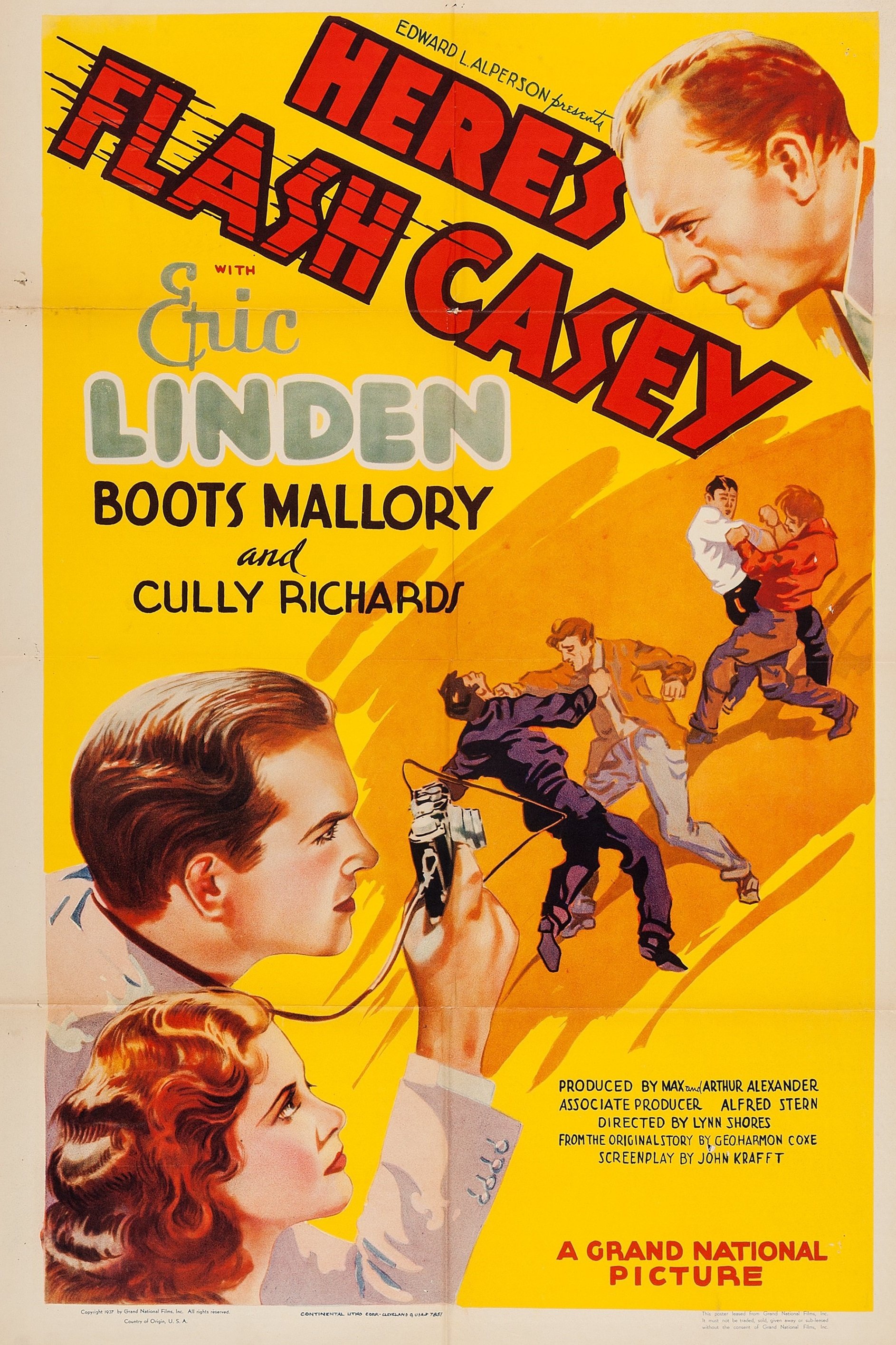 Here's Flash Casey Poster