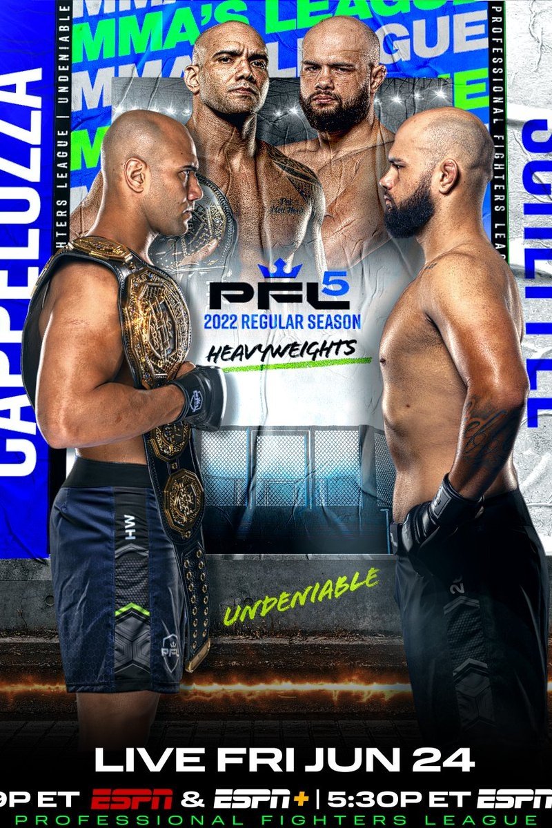 Poster de PFL 2022 #5: Regular Season - Scheffel vs. Cappelozza