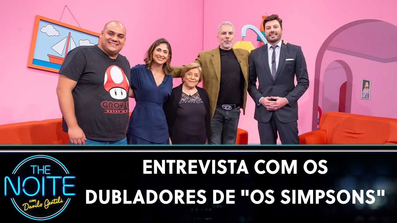 The Noite The Sucessos - Dubladores de "Os Simpsons"