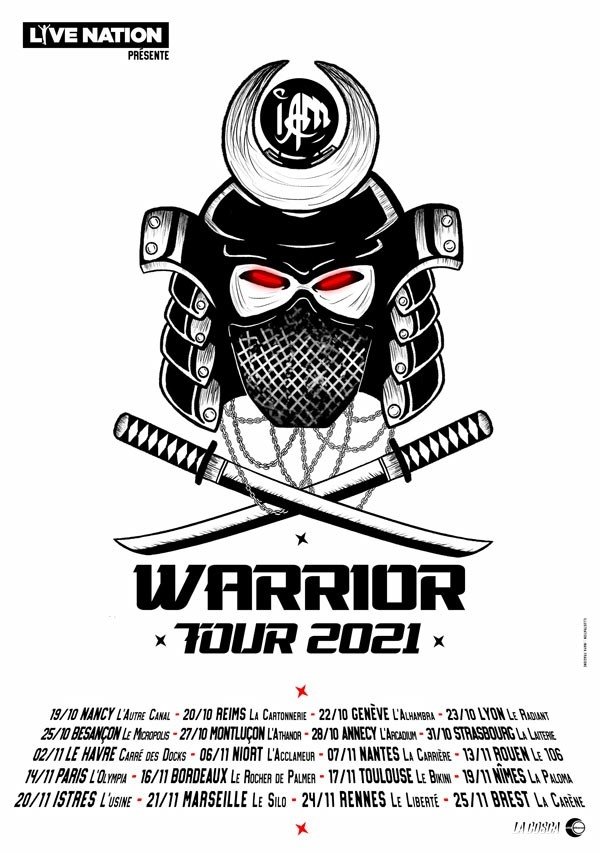 Affiche du film IAM - Warrior Tour 2021 - Live à l'Olympia