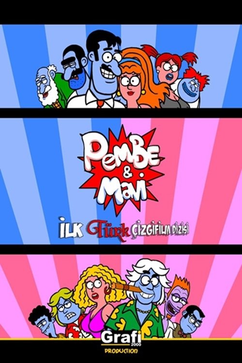 Poster de Pembe ve Mavi