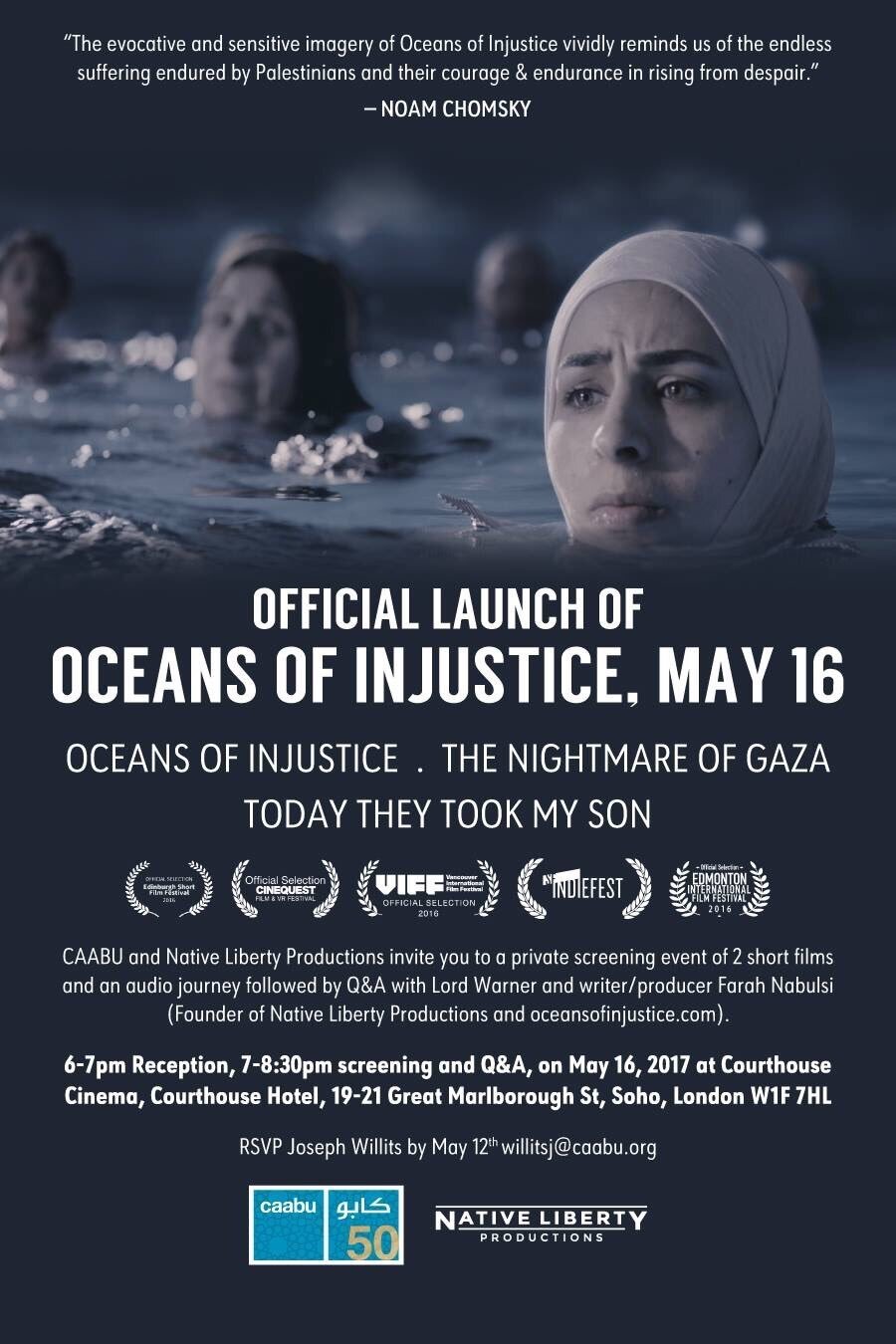 Poster de Oceans of Injustice