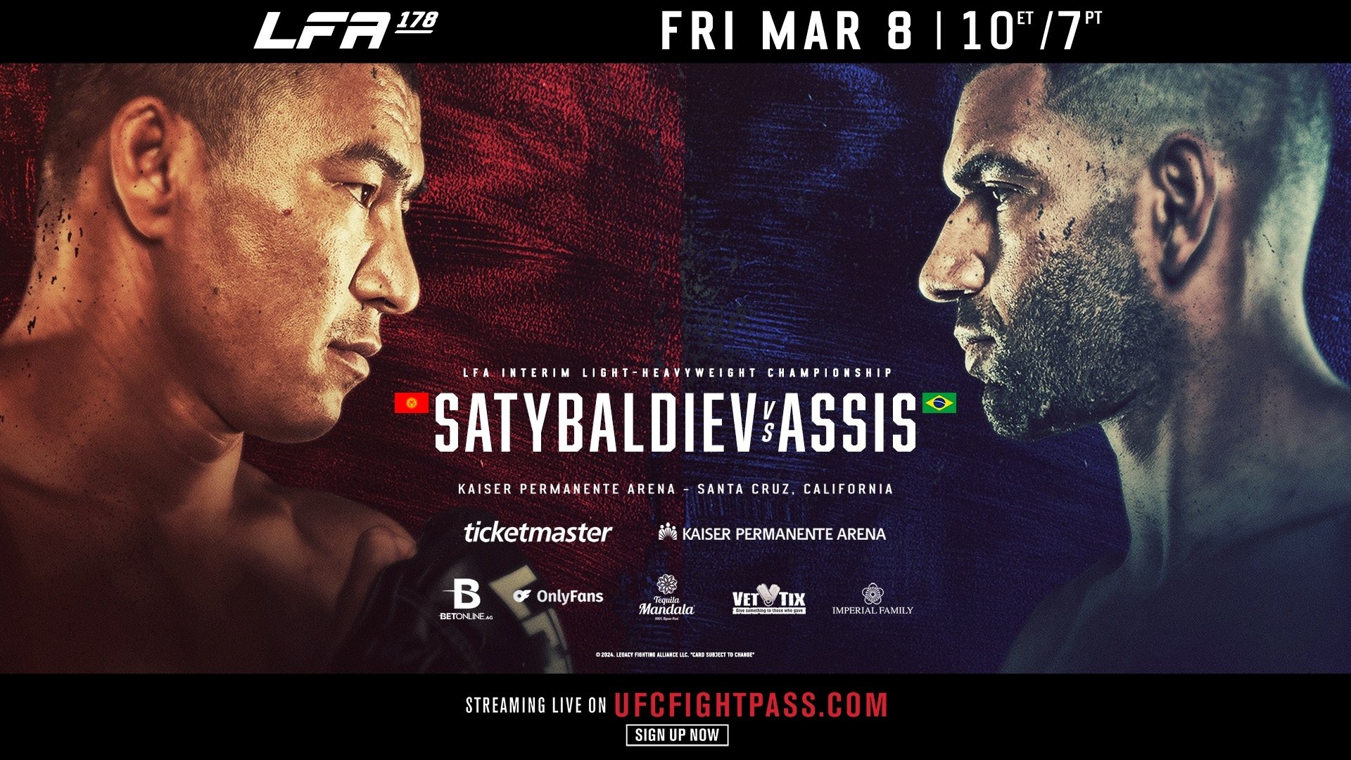 LFA 178: Satybaldiev vs. Assis