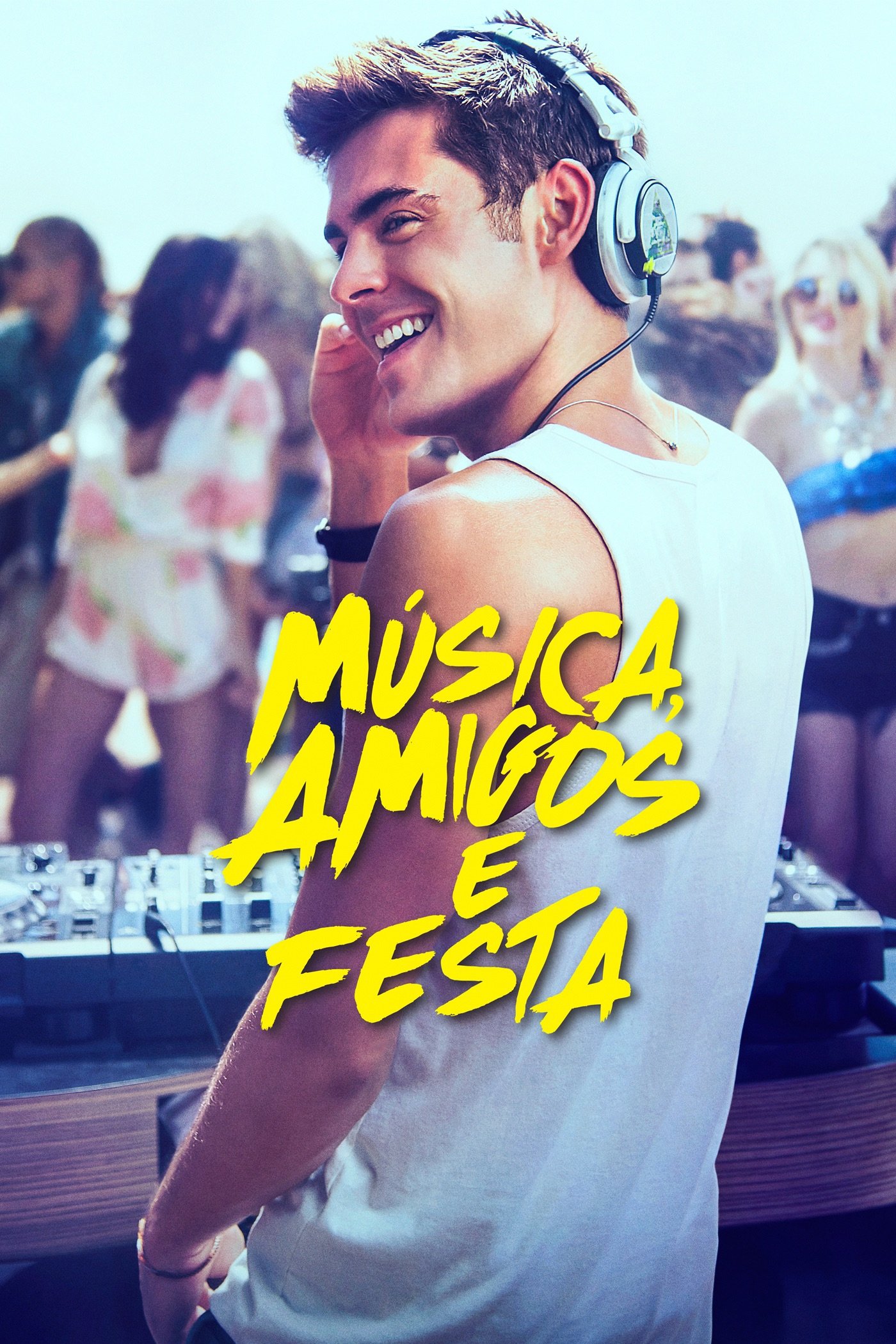Poster de Música, Amigos e Festa
