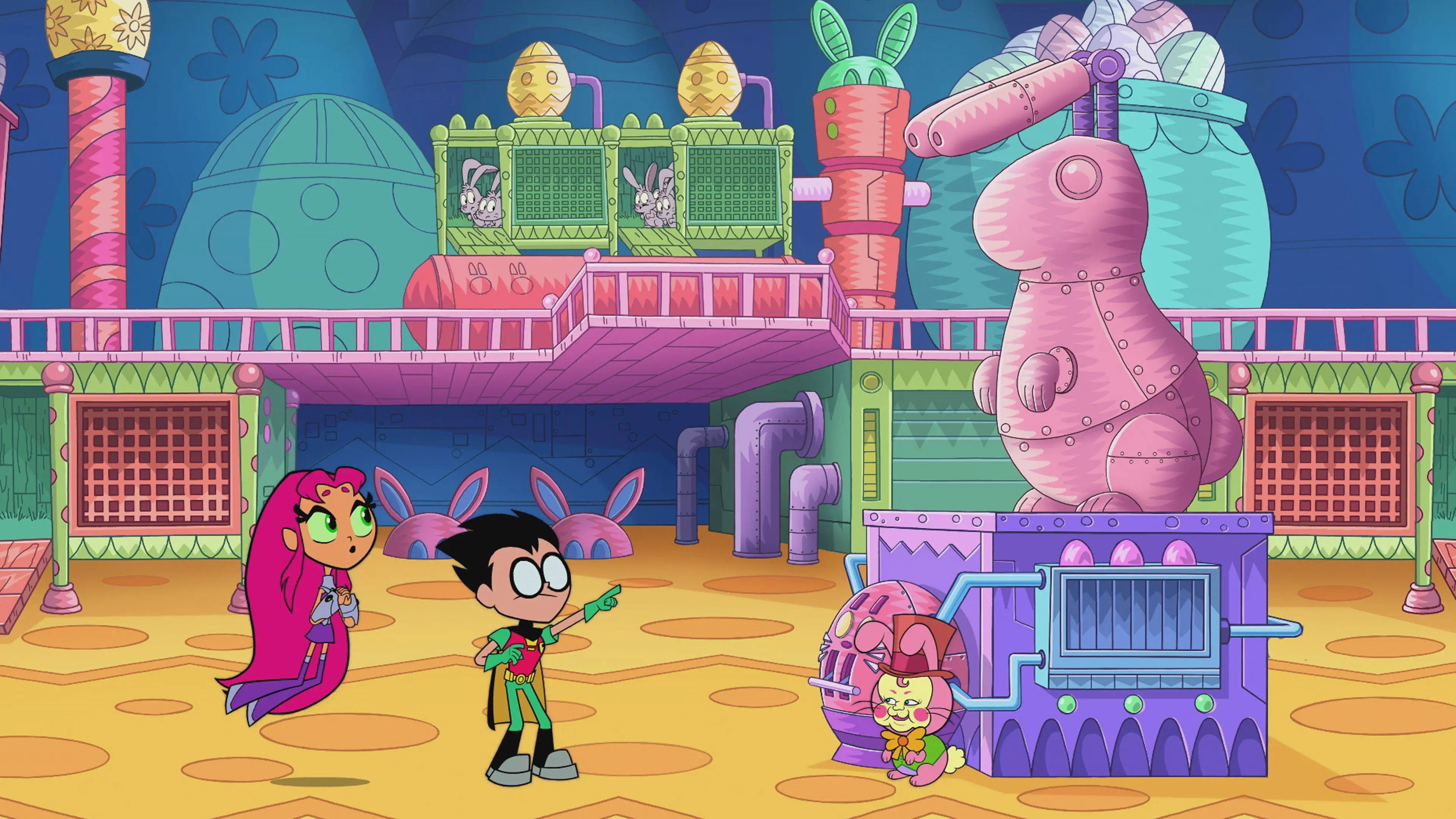 Teen Titans and the Easter Factory