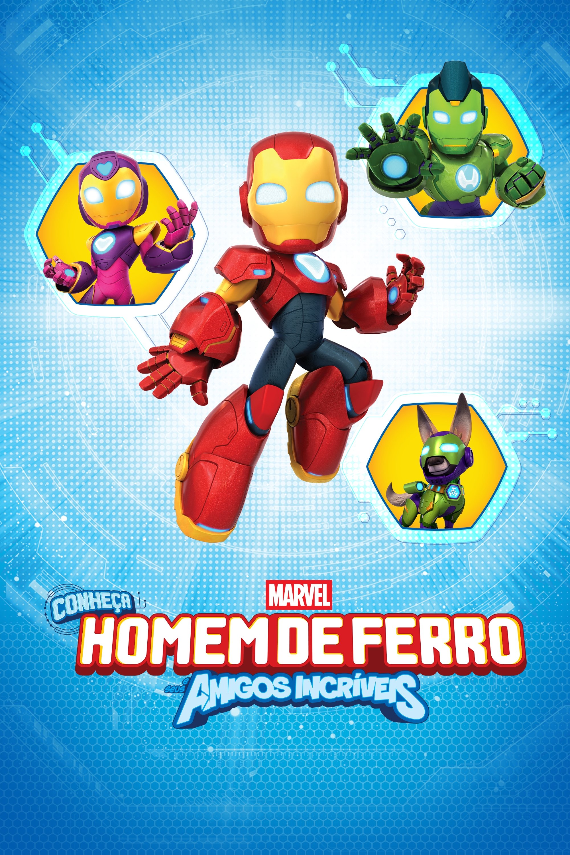Poster de Conheça Homem de Ferro e seus Amigos Incríveis