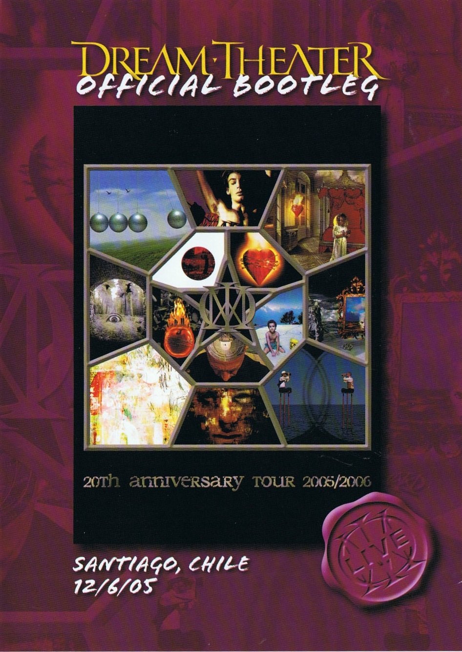 Poster de Dream Theater - Santiago, Chile 12/6/05