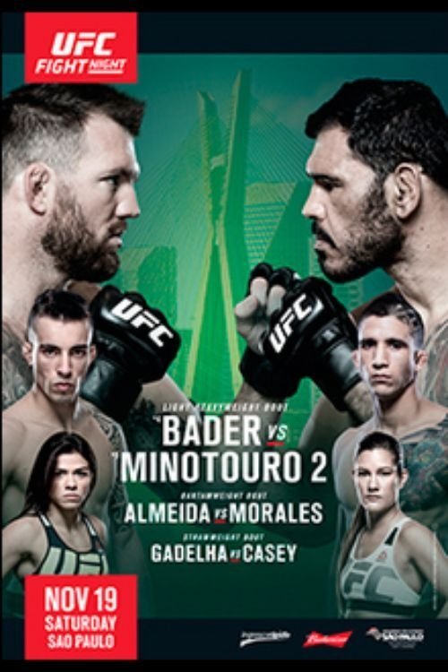 Affiche du film UFC Fight Night 100: Bader vs. Nogueira 2