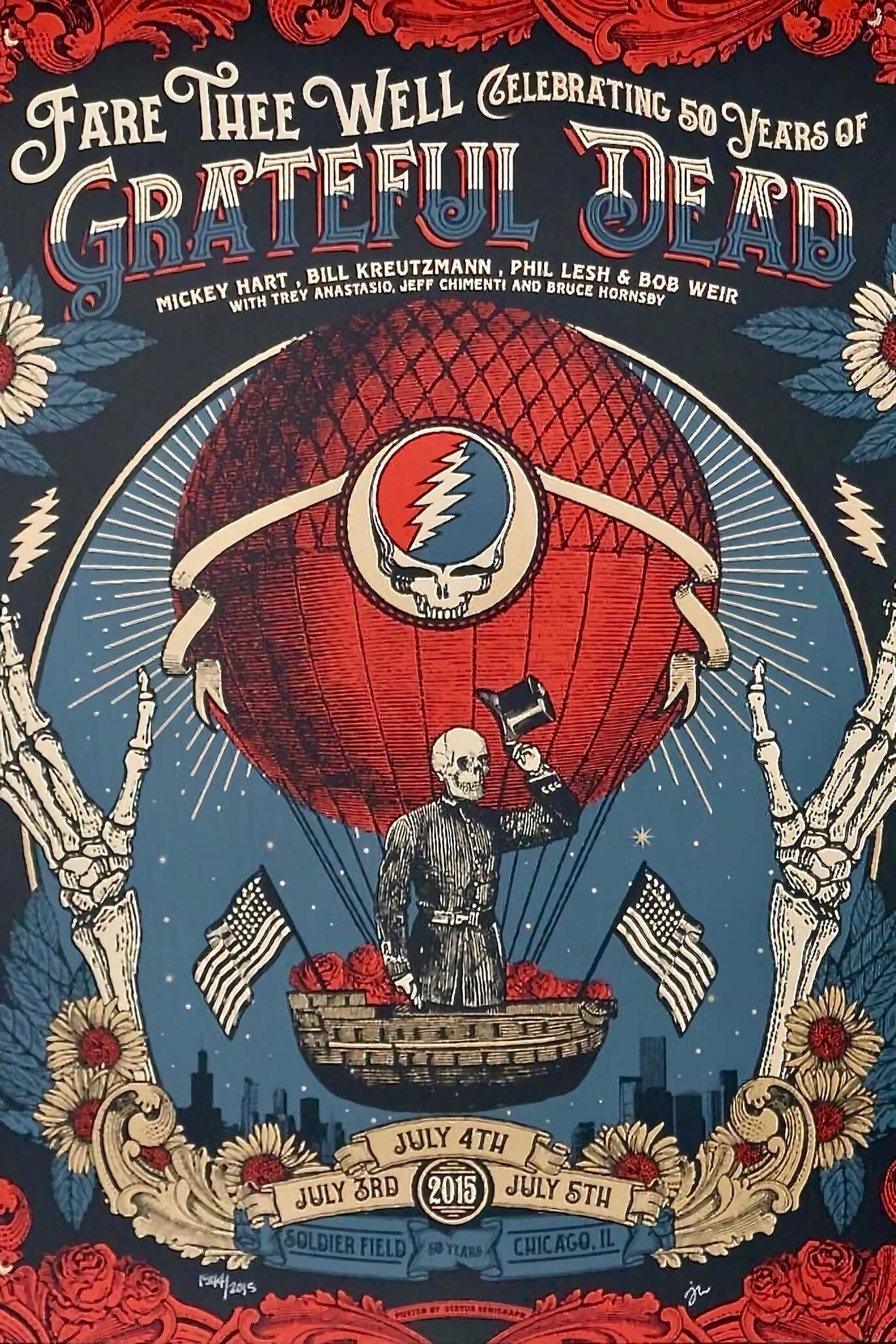 Poster de Grateful Dead: 2015.07.05 - Chicago, IL