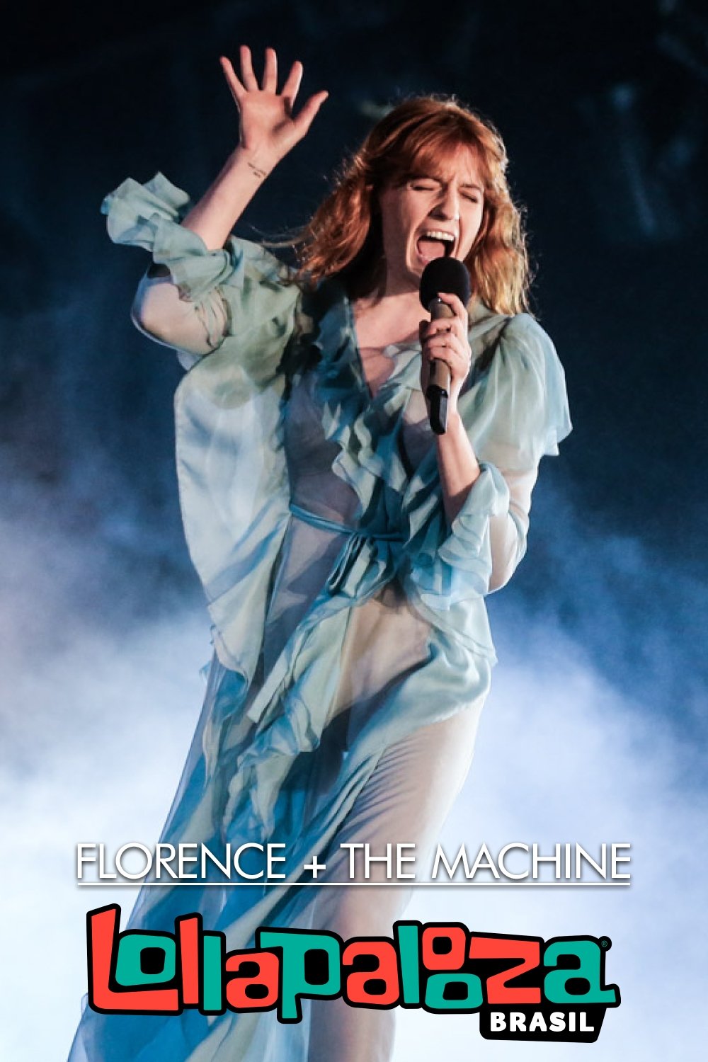 Poster de Florence + the Machine - Lollapalooza Brazil 2016