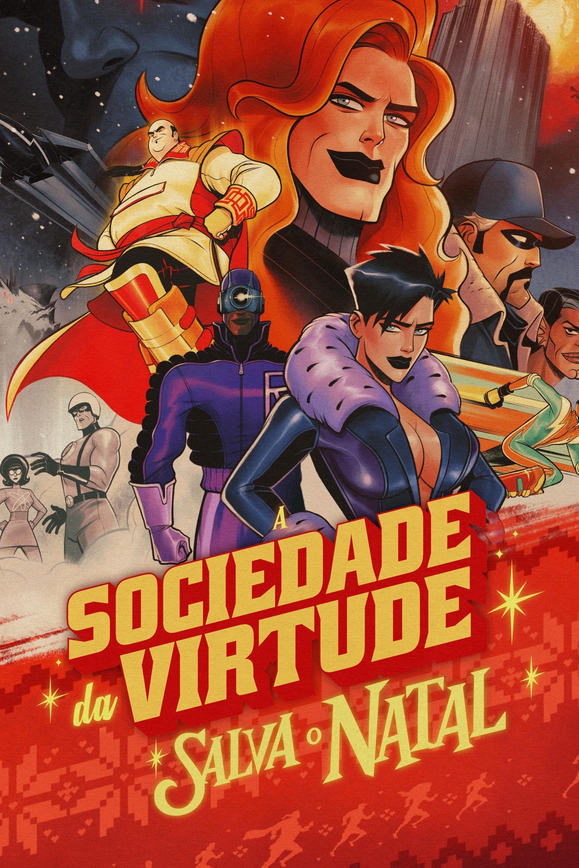 Poster de A Sociedade da Virtude Salva o Natal!