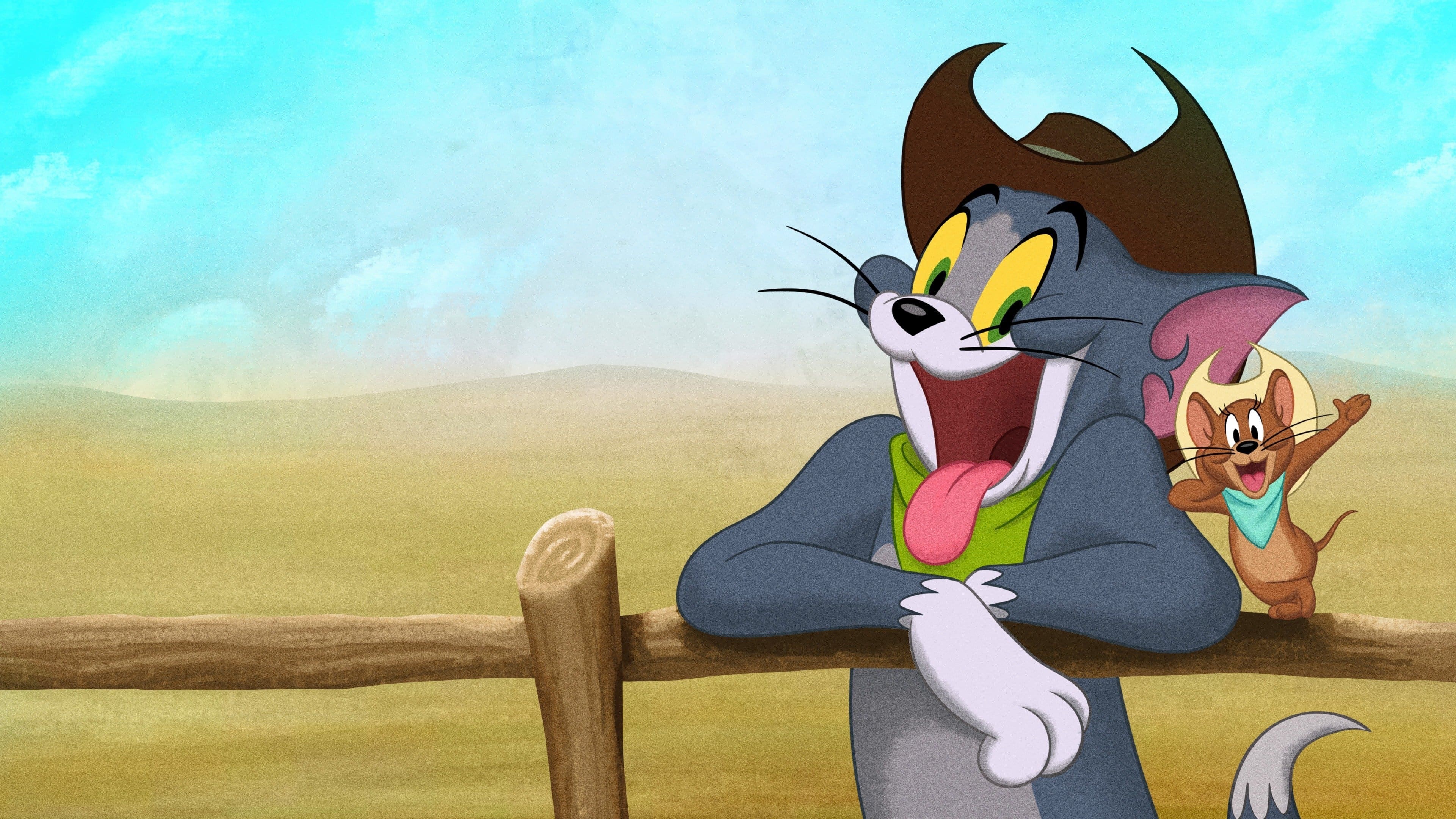 Banner de pelicula: Tom y Jerry: ¡Arriba, vaquero!