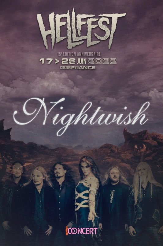 Poster de Nightwish - Au Hellfest 2022