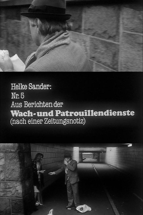 Poster de Nr. 5 - Aus Berichten der Wach- und Patrouillendienste