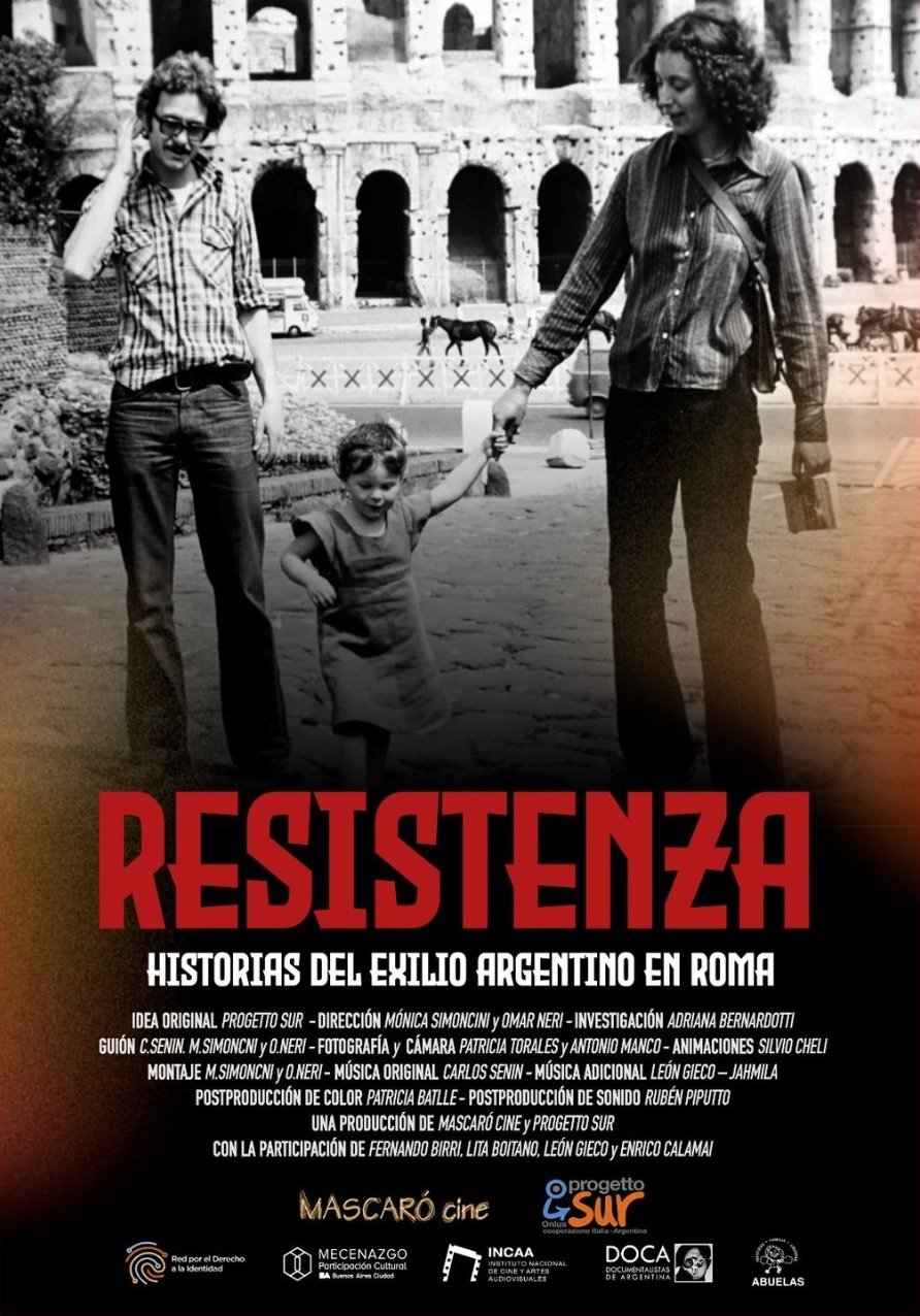 Poster de Resistenza: Historias del exilio argentino en Roma