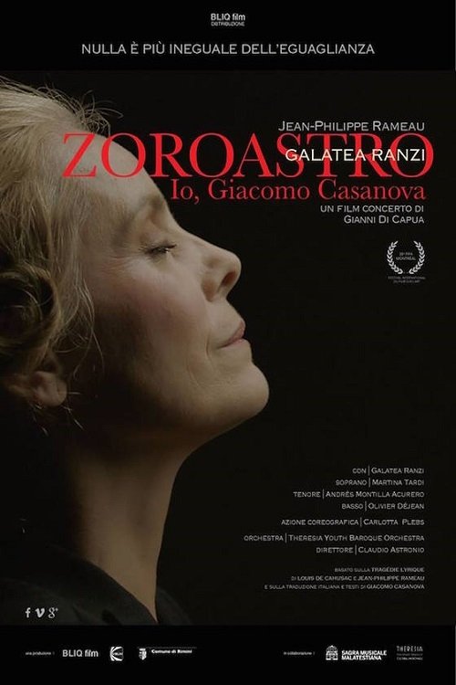 Poster de Zoroastro. Io, Giacomo Casanova.