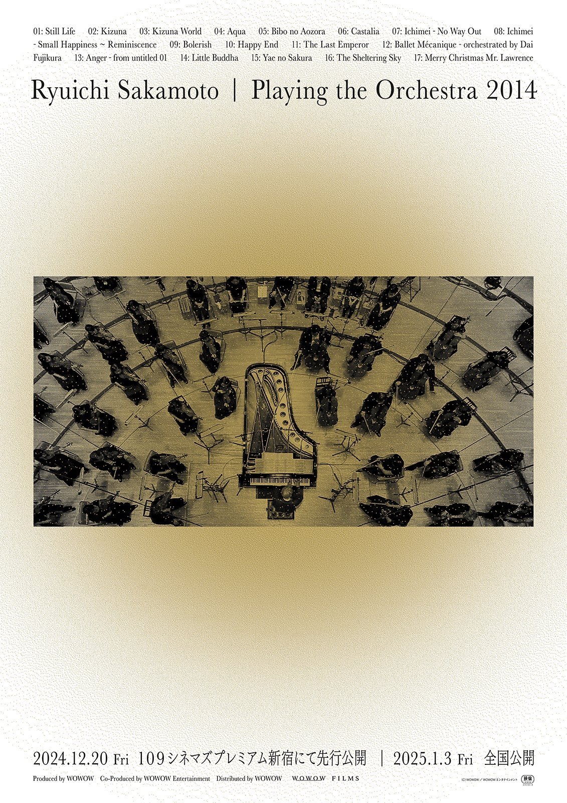 Poster de Ryuichi Sakamoto | Playing the Orchestra 2014