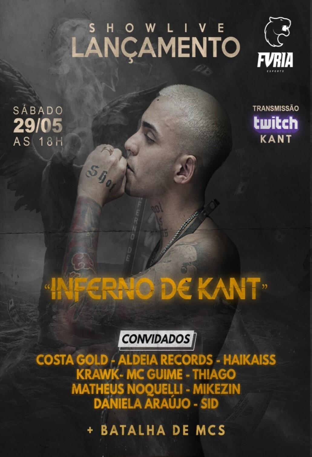 Poster de Kant - Inferno de Kant Ao Vivo