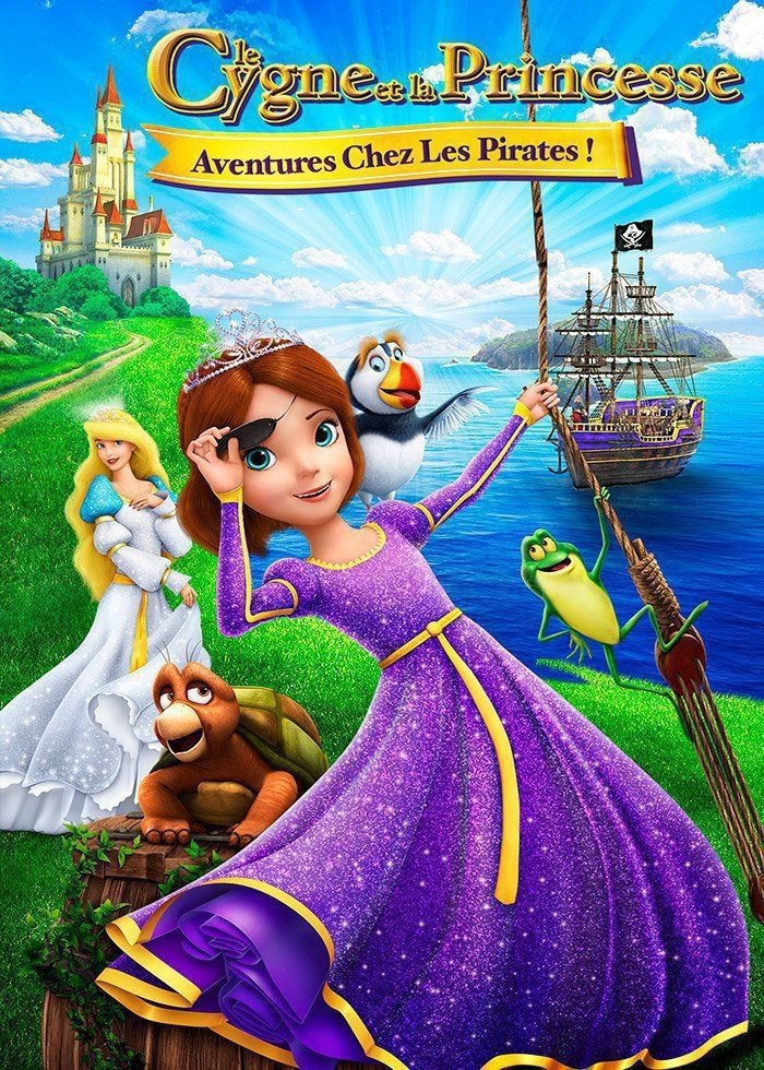 Affiche du film Le Cygne et la Princesse : Aventure chez les Pirates !