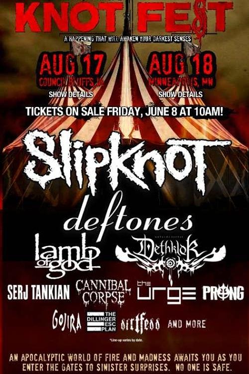 Poster de Slipknot - Live at Knotfest Minneapolis 2012