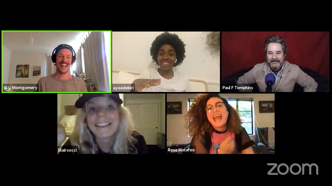 Ayo Edebiri, Paul F. Tompkins, Blair Socci & Rose Matafeo