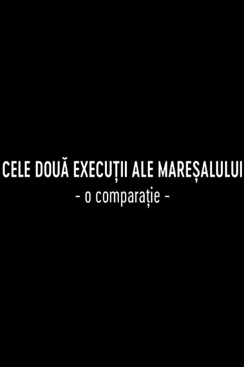 Poster de Cele două execuții ale Mareșalului