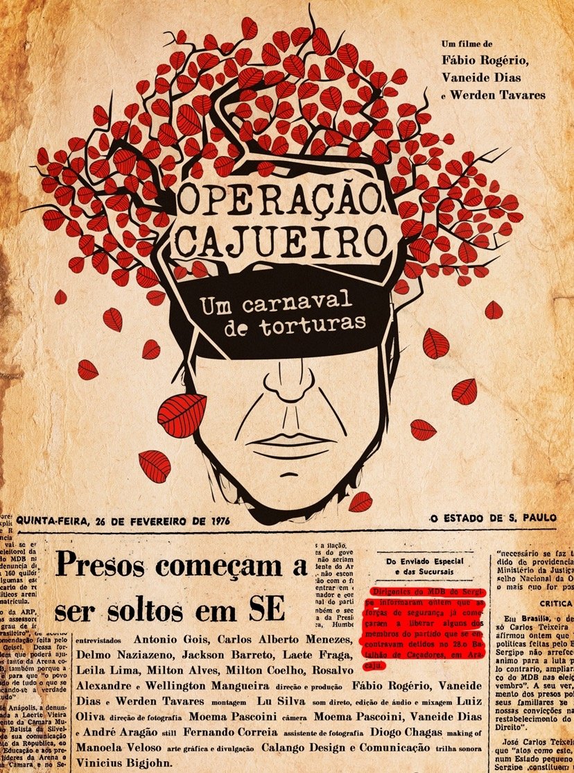 Poster de Operação Cajueiro: um carnaval de torturas