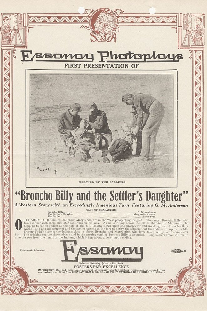 Poster de Broncho Billy and the Settler's Daughter