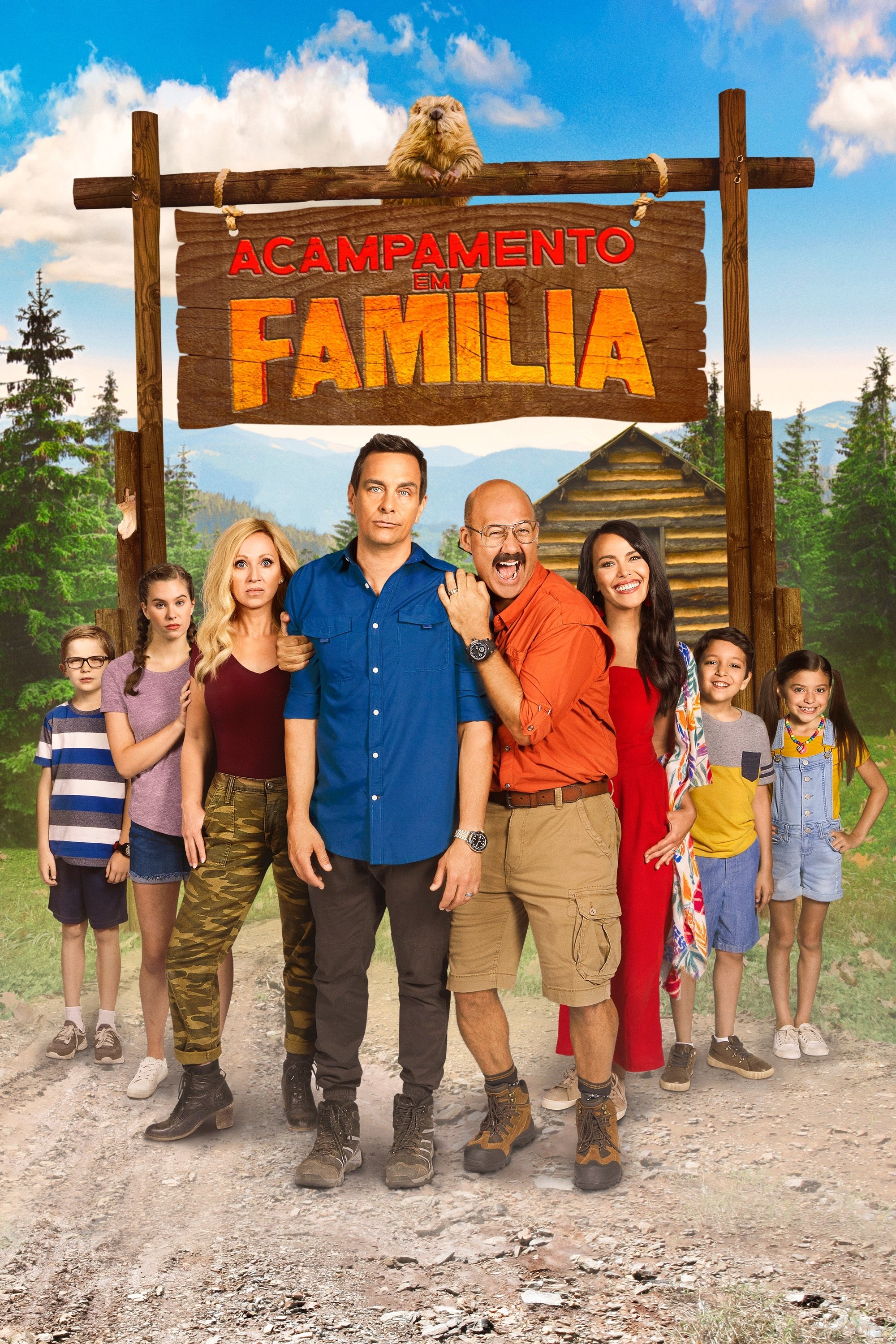Poster de Acampamento em Família