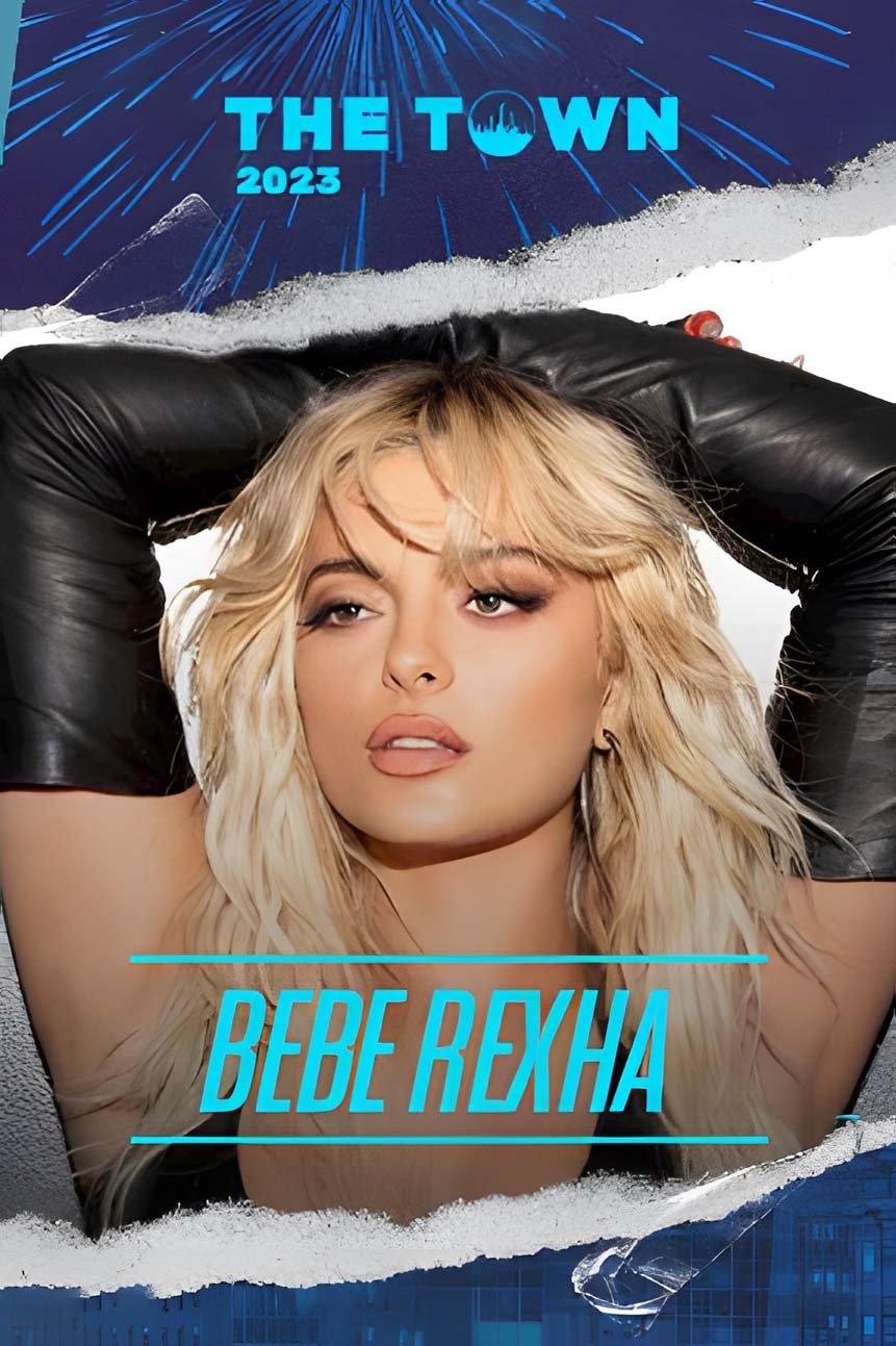 Poster de Bebe Rexha The Town 2023
