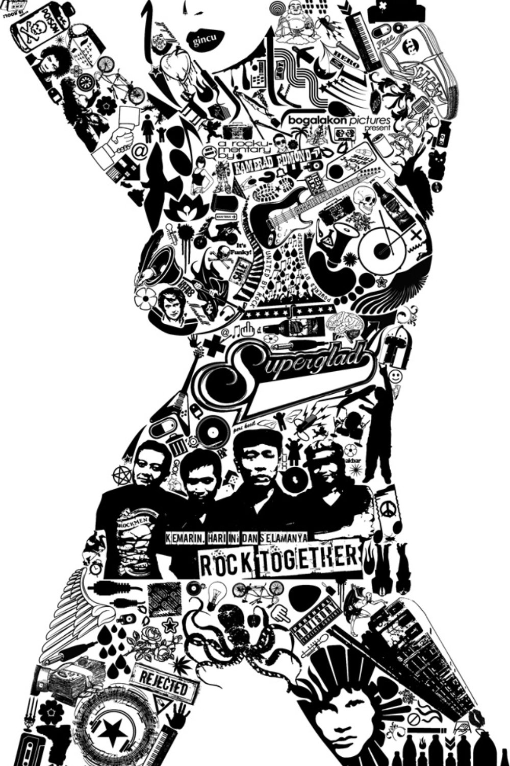 Poster de Kemarin, Hari ini dan Selamanya Rock Together