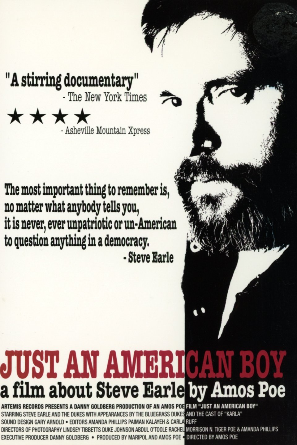 Poster de Just an American Boy: A Film About Steve Earle