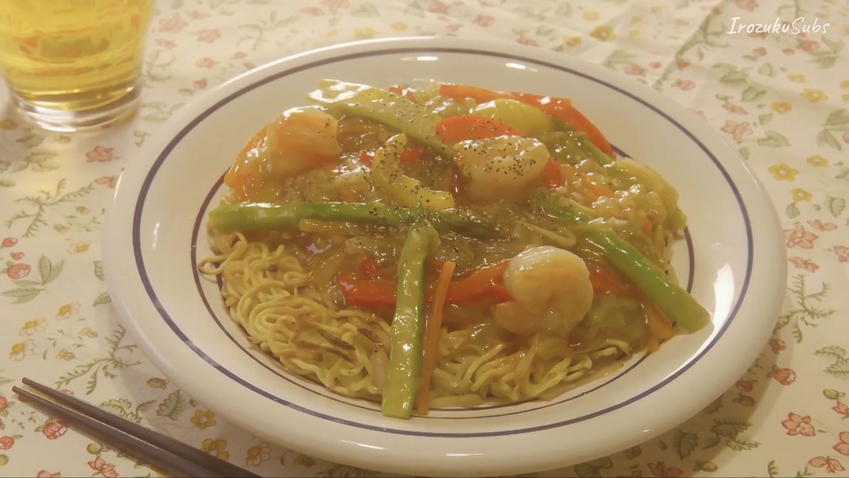 Ananke ramen with loads of vegetables
