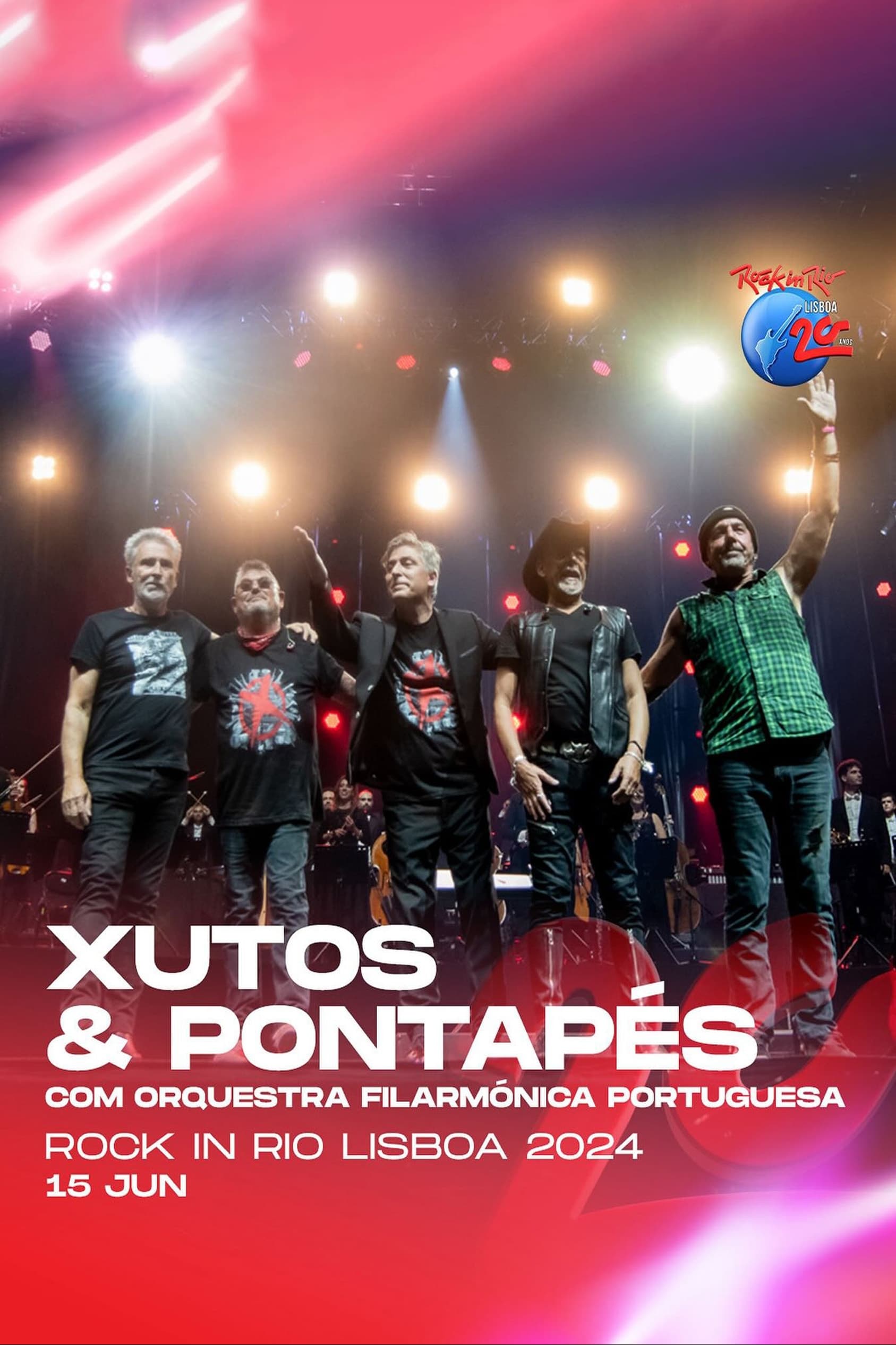 Poster de Xutos & Pontapés com Orquestra Filarmónica Portuguesa: Rock in Rio Lisboa 2024