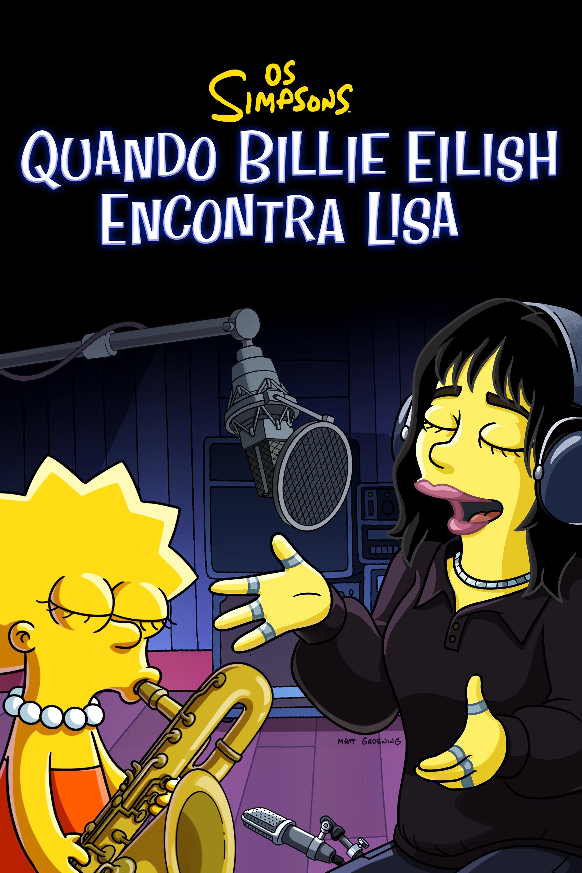 Poster de Os Simpsons: Quando Billie Eilish Encontra Lisa