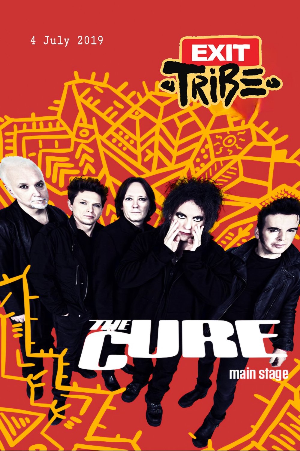 Poster de The Cure Live At Exit Tribe Festival 2019