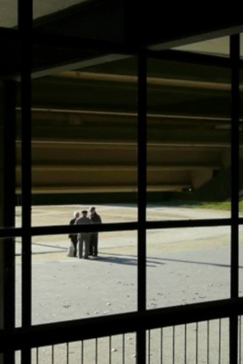 Poster de Arquitecturas en silencio. Diálogo entre Antoni Bonet y Le Corbusier.