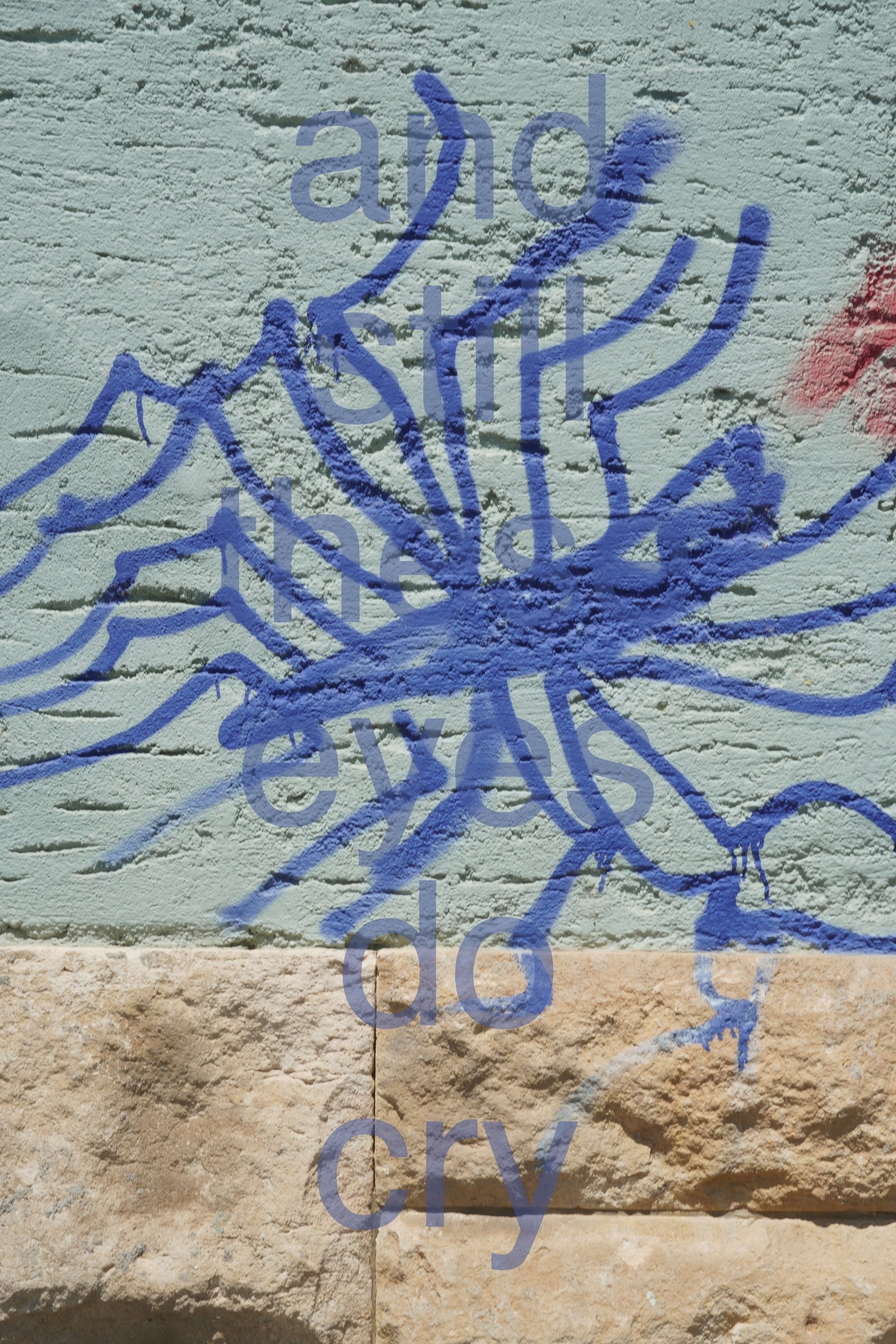 Poster de and still these eyes do cry