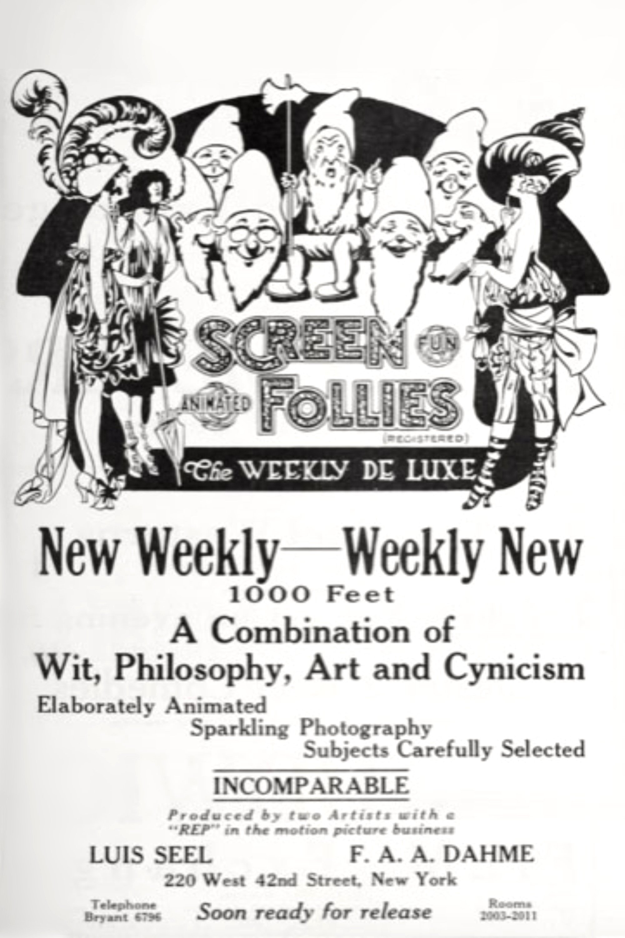 Poster de Screen Follies No. 2