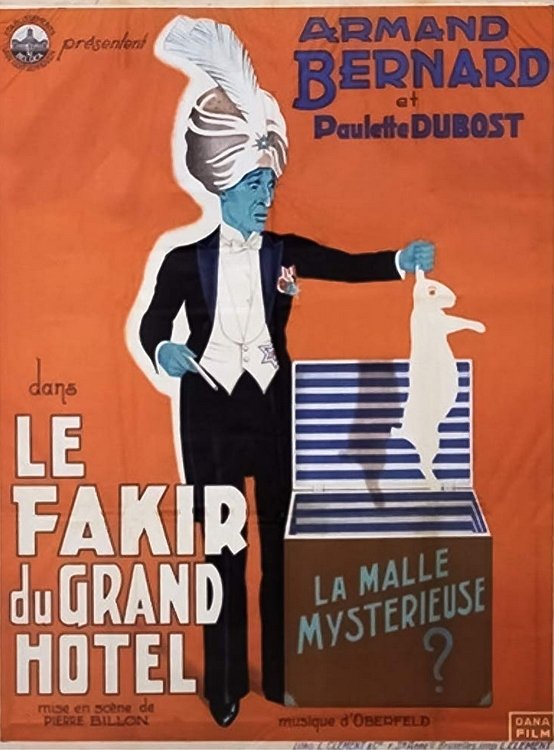 Le fakir du Grand Hôtel Poster