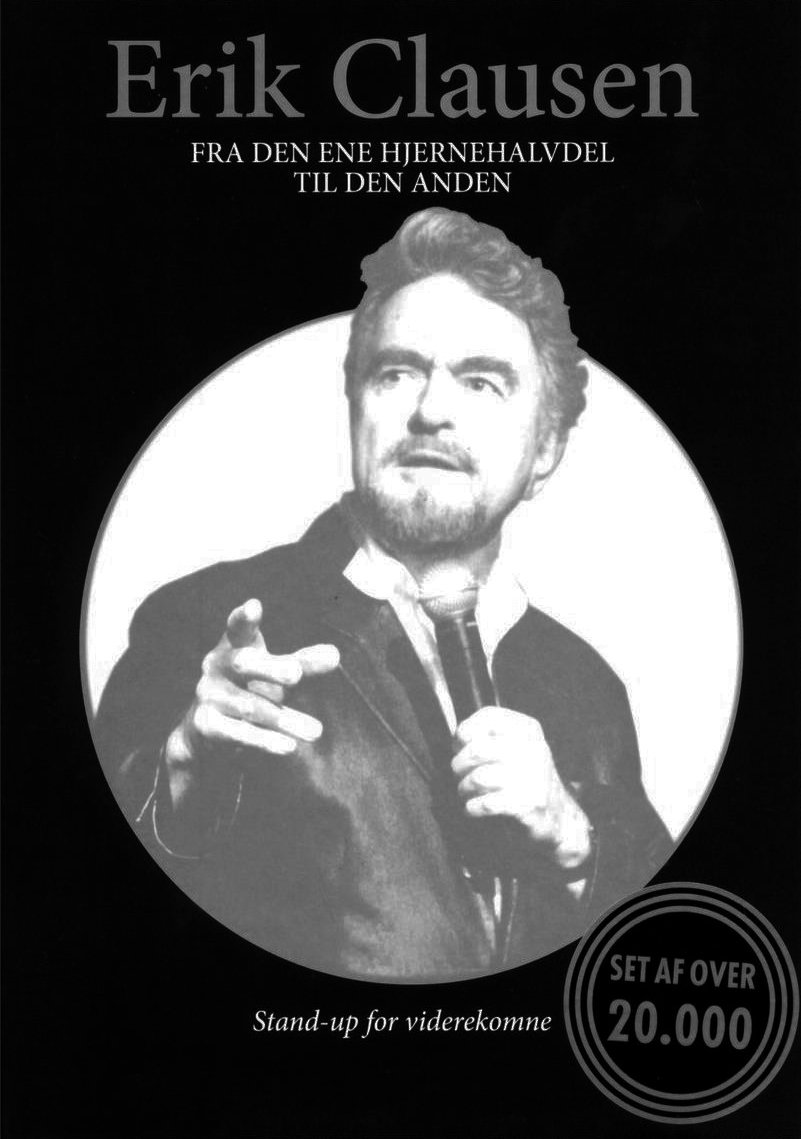 Poster de Erik Clausen - Fra den ene hjernehalvdel til den anden