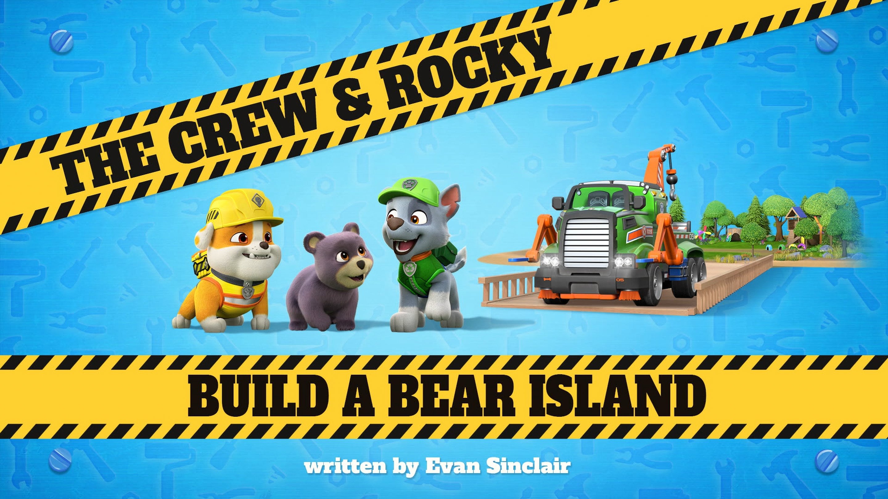 The Crew & Rocky Build a Bear Island