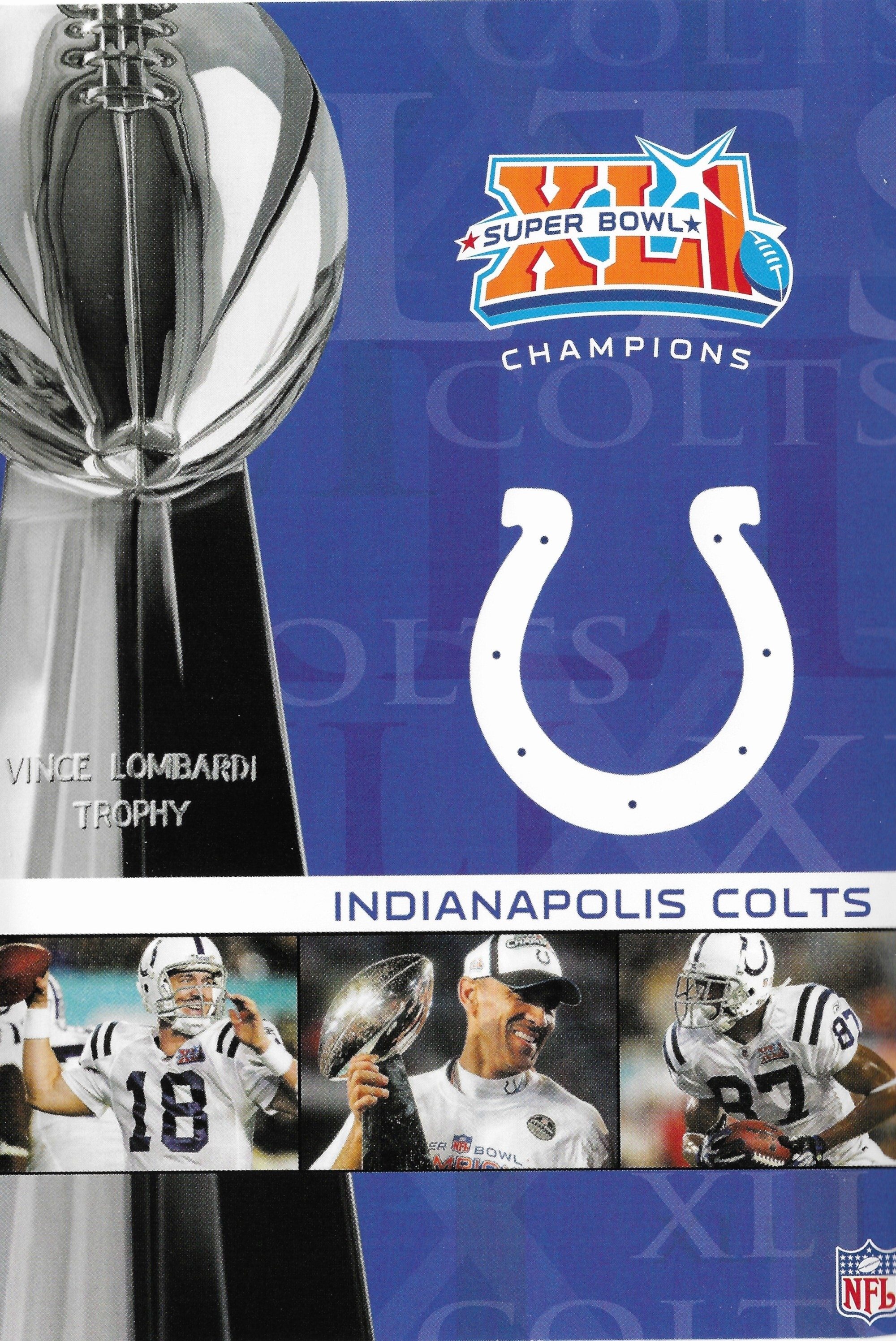 Poster de NFL Super Bowl XLI - Indianapolis Colts Championship